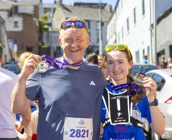 Pictured at the WLR Waterford Viking Marathon 2026 are Paul and Rachel Johnston. Pictured at the WLR Waterford Viking Marathon 2026 are Paul and Rachel Johnston.