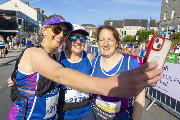 Pictured at the WLR Waterford Viking Marathon 2026 are Mandi Stewart, Karen Keane and Maria Lane. Pictured at the WLR Waterford Viking Marathon 2026 are Mandi Stewart, Karen Keane and Maria Lane.