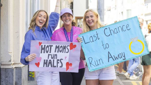 <p>Pictured at the WLR Waterford Viking Marathon 2026 are Tara Butler, Jennifer Cleary and Ella English. </p>