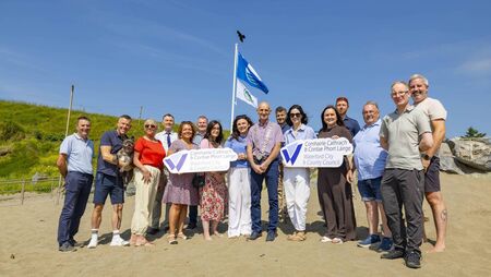 Blue flag raised on Waterford beach for first time in 13 years