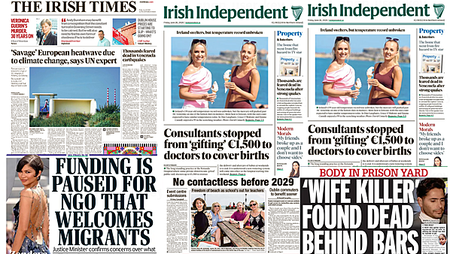 What the papers say: Friday's front pages