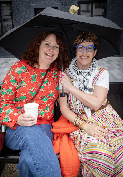  Tanya Ashton and Jane Fraher, at the Pride of the Déise march.