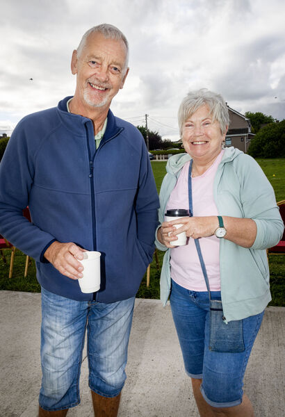  Richard and Theresa, at Lismore Park Green for the Playful Communities Fun Evening.