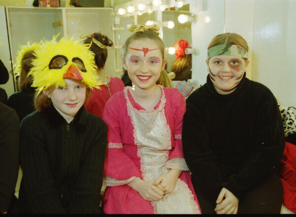  Kate Fitzgerald, Megan Cassidy and Tracy Ann Purcell, in Stage Fright Kidz 2000 production of The Snow Queen.