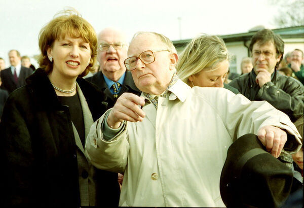 Gearóid O'Brion was on hand to tell President Mary McAleese, patron of the Waterford Healing Arts Trust, about the history of the healing stones, when she visited Waterford Regional Hospital back in 2000 to open the Healing Garden. Gearóid O'Brion was on hand to tell President Mary McAleese, patron of the Waterford Healing Arts Trust, about the history of the healing stones, when she visited Waterford Regional Hospital back in 2000 to open the Healing Garden.