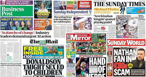What the papers say: Sunday's front pages