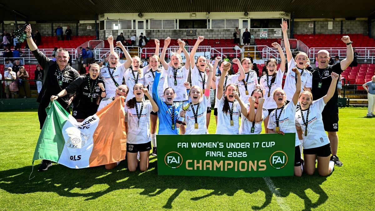 McCann double inspires terrific Tramore to FAI Women's U17 Cup glory