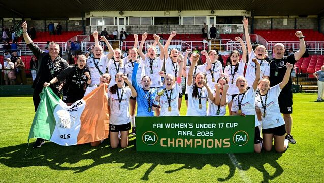 McCann double inspires terrific Tramore to FAI Women's U17 Cup glory