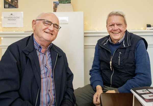  Michael Cahillane and Michael Lane, at the launch of the Theatre Royal Strategic Plan 2026-2028. Photo: Joe Evans