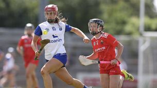 <p>Waterford’s Eimear O’Neill gets away from the challenge of Cork's Millie Condon.</p> <p>Waterford’s Eimear O’Neill gets away from the challenge of Cork's Millie Condon.</p>