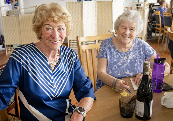 Marie and Maria, at the Tramore Hospice Support coffee morning held at One The Waterfront. Marie and Maria, at the Tramore Hospice Support coffee morning held at One The Waterfront.