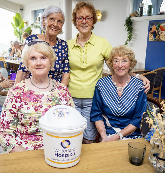 Committee members, Frances, Noeline, Margaret and Marie, at the Tramore Hospice Support coffee morning held at One The Waterfront. Committee members, Frances, Noeline, Margaret and Marie, at the Tramore Hospice Support coffee morning held at One The Waterfront.