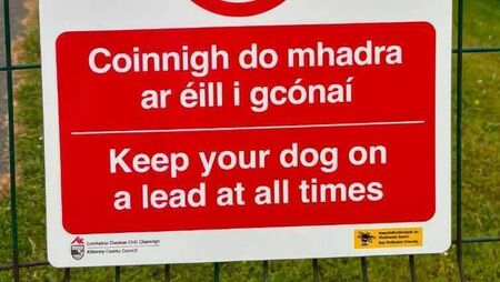 Ferrybank signs hits home for dog-owners
