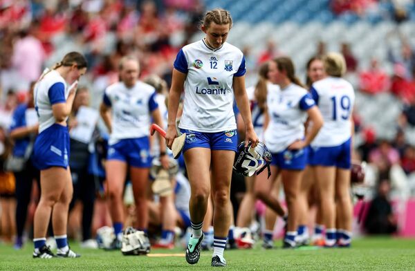 Waterford’s Bevin Bowdren is a dejected figure at the end of the game against Kilkenny. Waterford’s Bevin Bowdren is a dejected figure at the end of the game against Kilkenny.