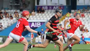 <p>Ballygunner's Harry Ruddle solos forward during the first half of their JJ Kavanagh & Sons Co. Senior hurling championship first round clash played at Azzurri Walsh Park. Photo: Noel Browne</p> <p>Ballygunner's Harry Ruddle solos forward during the first half of their JJ Kavanagh & Sons Co. Senior hurling championship first round clash played at Azzurri Walsh Park. Photo: Noel Browne</p>