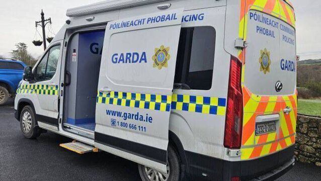 The garda community van out and about this week in Waterford