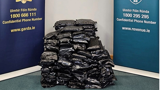 Cannabis worth more than €1.2 million seized and three men arrested