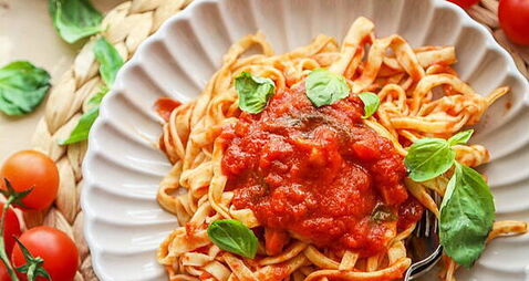 Isabella Barbato’s tagliatelle with her mum’s tomato sauce