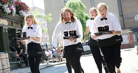 Bartenders' racing returns to Dublin's Liberties