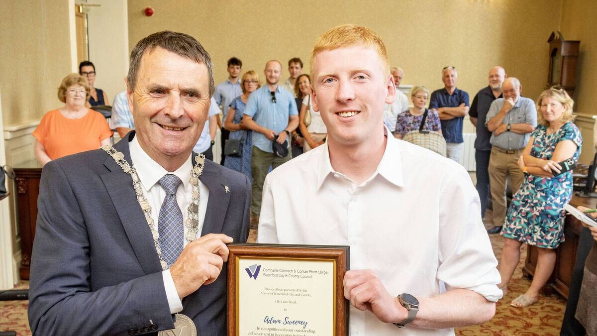 Waterford man celebrated at City Hall after historic Everest climb 