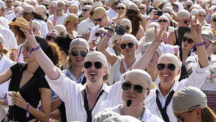 Mr World Record: Pitbull recognised for largest gathering of people in bald caps Mr World Record: Pitbull recognised for largest gathering of people in bald caps