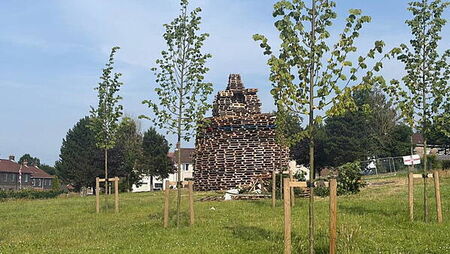Man dies after accident at bonfire site in Belfast