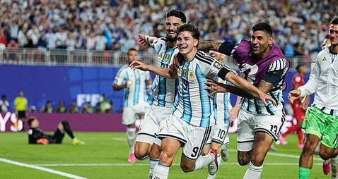 Argentina book England showdown by overcoming mighty challenge from Switzerland