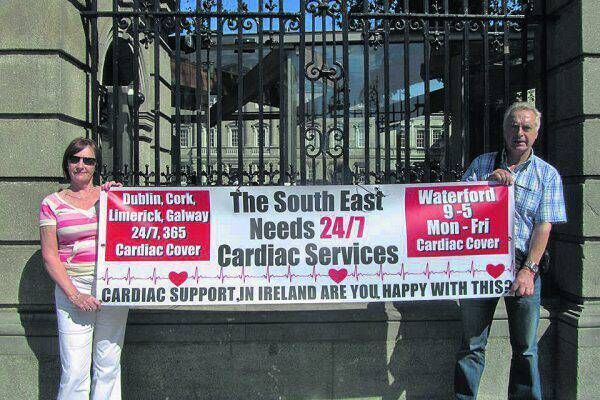 Mary Coughlan and Willie Doyle outside the Dáil. Mary Coughlan and Willie Doyle outside the Dáil.