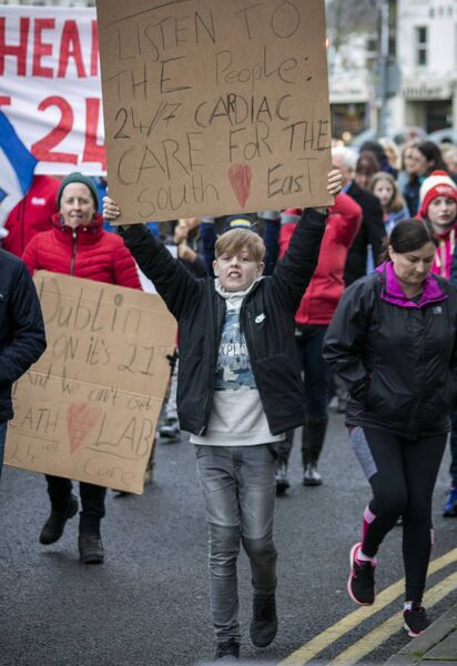 "Listen to the people". Pictured during protests in 2019. Photo: Joe Evans "Listen to the people". Pictured during protests in 2019. Photo: Joe Evans