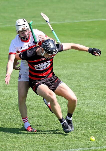Hurling is a much better game without hurleys as Ballygunner's Cormac Power and De La Salle's Mikey Costigan both lose their hurleys in this clash. Hurling is a much better game without hurleys as Ballygunner's Cormac Power and De La Salle's Mikey Costigan both lose their hurleys in this clash.