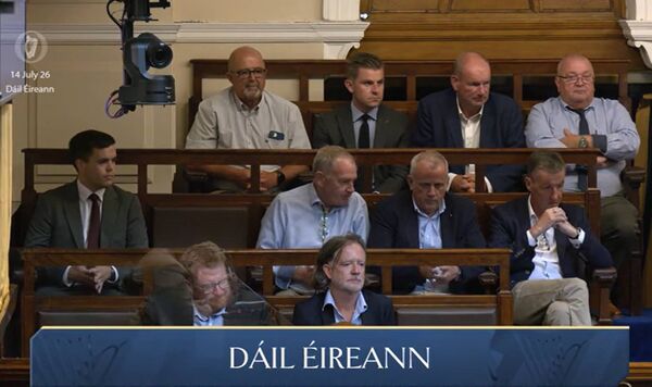Survivors of Bill Kenneally who waived their anonymity, pictured in Dáil Eireann yesterday for the delivery of a State Apology Survivors of Bill Kenneally who waived their anonymity, pictured in Dáil Eireann yesterday for the delivery of a State Apology