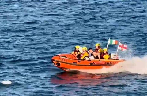 The RNLI responded to the incident