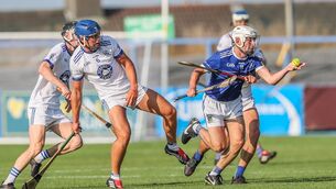 <p>Mount Sion's Stephen Roche gets away from Dungarvan's Donnacha Hayes - Hamilton during their JJ Kavanagh & Sons Co. Senior hurling championship clash played at Azzurri Walsh Park. Photos: Maurice Hennebry</p> <p>Mount Sion's Stephen Roche gets away from Dungarvan's Donnacha Hayes - Hamilton during their JJ Kavanagh & Sons Co. Senior hurling championship clash played at Azzurri Walsh Park. Photos: Maurice Hennebry</p>