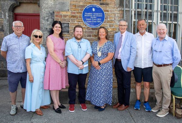 Pictured with Metropolitan Mayor Cllr. Lola O'Sullivan were Cllr's Joe Kelly, Sandra Conway, Blaise Hannigan, Senator Joe Conway, Heritage Officer, Bernadette Guest, Historian Cian Manning and Eugene Broderick, Chair, Waterford Civic Trust. Photo: John Power Pictured with Metropolitan Mayor Cllr. Lola O'Sullivan were Cllr's Joe Kelly, Sandra Conway, Blaise Hannigan, Senator Joe Conway, Heritage Officer, Bernadette Guest, Historian Cian Manning and Eugene Broderick, Chair, Waterford Civic Trust. Photo: John Power