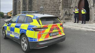 <p>Gardaí at the scene in Tramore. Photo by Joe Evans</p> <p>Gardaí at the scene in Tramore. Photo by Joe Evans</p>