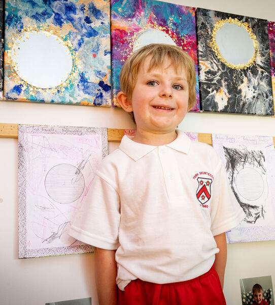 Ted, pictured at Park Montessori School for the children's annual end of term Art Exhibition. Ted, pictured at Park Montessori School for the children's annual end of term Art Exhibition.
