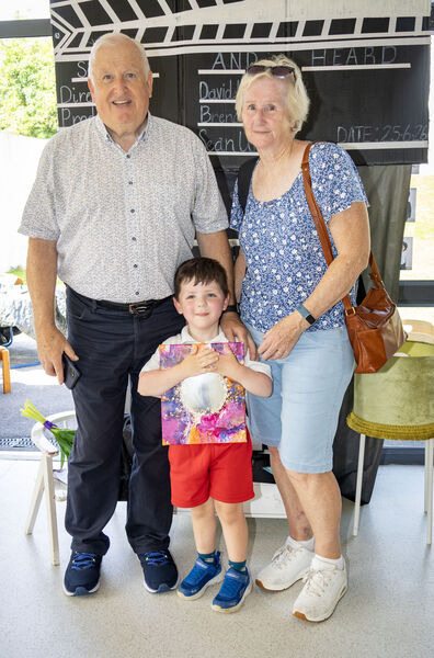 Bernard, Brandon and Ann pictured at Park Montessori School. Bernard, Brandon and Ann pictured at Park Montessori School.