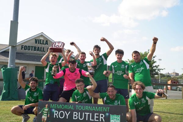 Baxuss celebrate winning the Roy Butler Memorial tournament 2026 at workLAB Connors Park. Baxuss celebrate winning the Roy Butler Memorial tournament 2026 at workLAB Connors Park.