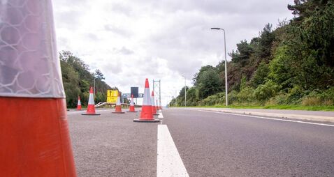Emergency services at the scene of road traffic collision in Waterford City