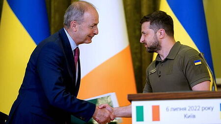 Micheál Martin to meet Ukraine’s Volodymyr Zelenskiy in Kyiv