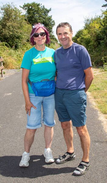 The charity walk was a great success The charity walk was a great success