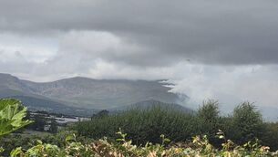 <p>Smoke was seen emanating from the Comeragh Mountains. Pic: Hello Stradbally FB </p> <p>Smoke was seen emanating from the Comeragh Mountains. Pic: Hello Stradbally FB </p>