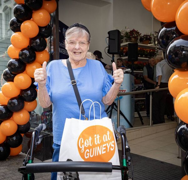 Maria Considine, at the re-opening of Guineys. Photo: Joe Evans