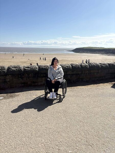 Samantha recently got to enjoy a swim at Clonea Beach, her first in Irish waters in over 14 years