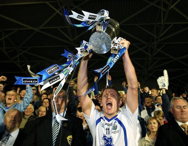 Waterford captain Stephen Molumphy lifts the Munster Senior Hurling Cup after Championship Final Replay against Cork back in 2010. Photo: INPHO/Lorraine O'Sullivan Waterford captain Stephen Molumphy lifts the Munster Senior Hurling Cup after Championship Final Replay against Cork back in 2010. Photo: INPHO/Lorraine O'Sullivan