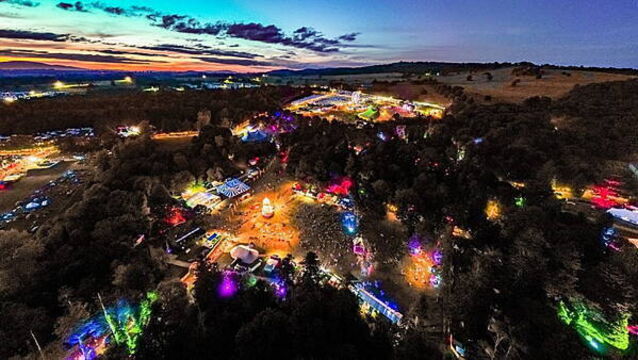 Heavy traffic enroute to All Together Now festival