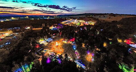 Heavy traffic enroute to All Together Now festival