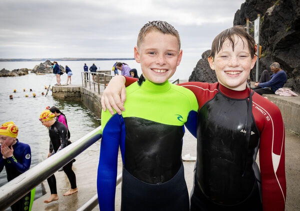 Matthew and Adam, pictured at the Water Safety Ireland, Summer training camp at Newtown Cove, Tramore. Photo: Joe Evans Matthew and Adam, pictured at the Water Safety Ireland, Summer training camp at Newtown Cove, Tramore. Photo: Joe Evans