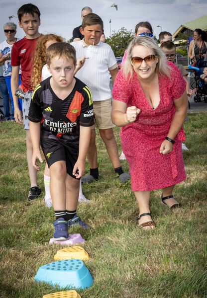 Zach and Joeanne Bailey ready to go headto head in the obstacle race, at the Buíon Phort Láirge Playful Communities, Larchville & Lisduggan, held at Waterford Shopping Centre, Lisduggan. Photo: Joe Evans Zach and Joeanne Bailey ready to go headto head in the obstacle race, at the Buíon Phort Láirge Playful Communities, Larchville & Lisduggan, held at Waterford Shopping Centre, Lisduggan. Photo: Joe Evans