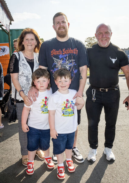 Bernie, Gavin, John, Ruben and Brody, at the Buíon Phort Láirge Playful Communities, Larchville & Lisduggan, held at Waterford Shopping Centre, Lisduggan. Photo: Joe Evans Bernie, Gavin, John, Ruben and Brody, at the Buíon Phort Láirge Playful Communities, Larchville & Lisduggan, held at Waterford Shopping Centre, Lisduggan. Photo: Joe Evans